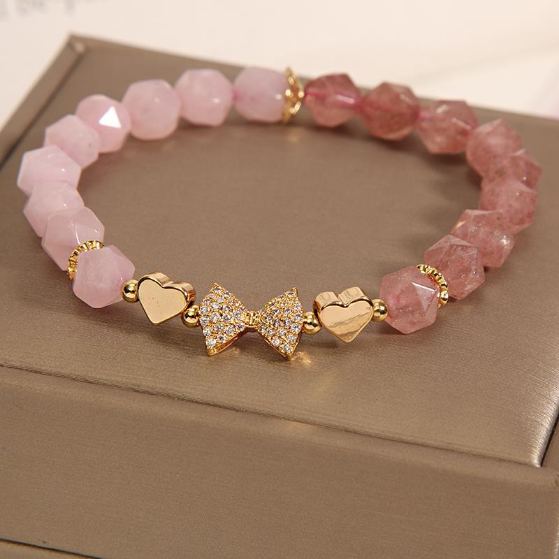 Pulsera de perlas naturales de agua dulce para mujer