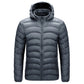 New Autumn And Winter Hooded Jacket Men