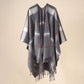 Gradual Grid Fashionable Shawl For Women