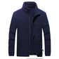 Men's Jacket Men's Fall Winter Casual Fleece Jacket Men