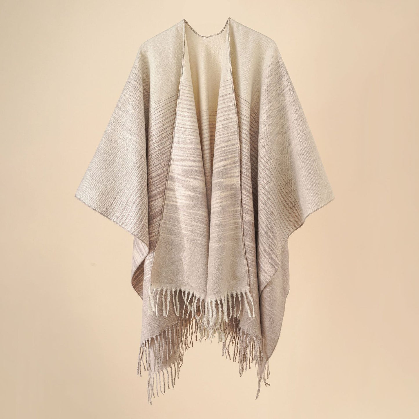 Gradual Grid Fashionable Shawl For Women