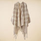 Gradual Grid Fashionable Shawl For Women