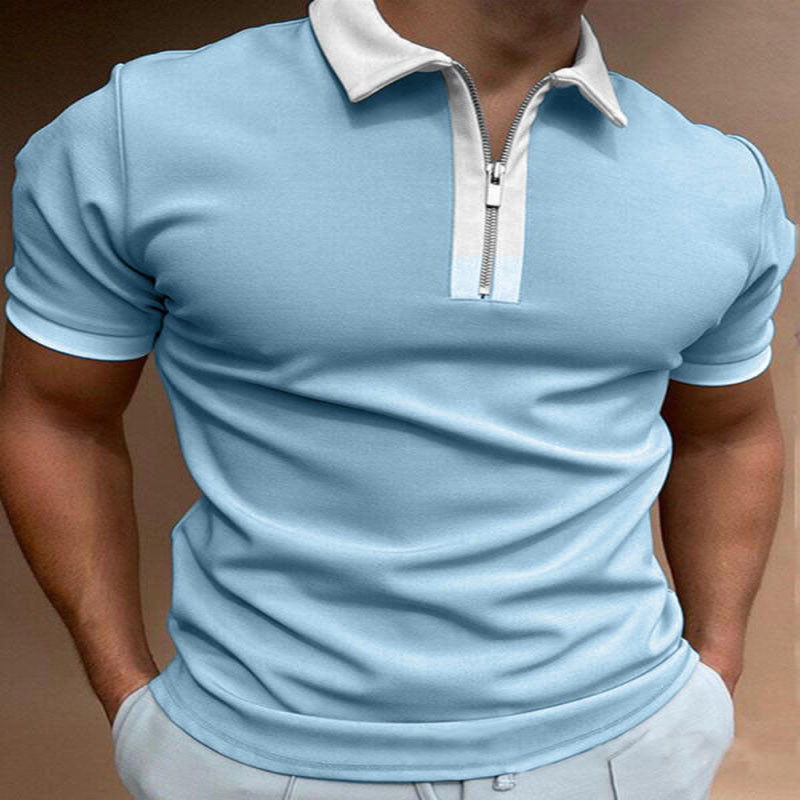 Men's Polo Shirt Men Solid Polo Shirts Brand Men Short-Sleeved Shirt Summer T-Shirt Man Clothing