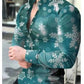 Printed Casual Long Sleeve Shirt For Men