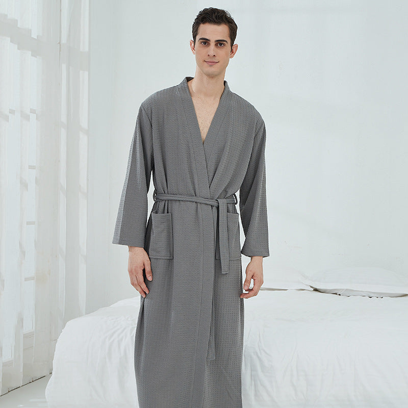 Pareja Batas Ropa de dormir Mujeres Hombres Loungewear Albornoz