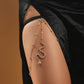 Bohemian Boho Gold Color Metal Beaded Chain Thigh Chain Anklet For Women Big Snake Pendants Leg Chain Body Jewelry Beach Style Gift