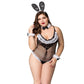 Large Size Hollow Rabbit Girl Erotic Uniform