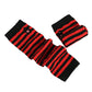 Women Fashion Lady Striped Elbow Gloves Warmer Knitted Long