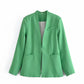 Ladies New Solid Color Suit Jacket Women