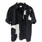 Design Contrast Short-sleeved Shirt For Men