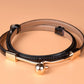 Bright Leather Fashion Korean Decorative Belt Women